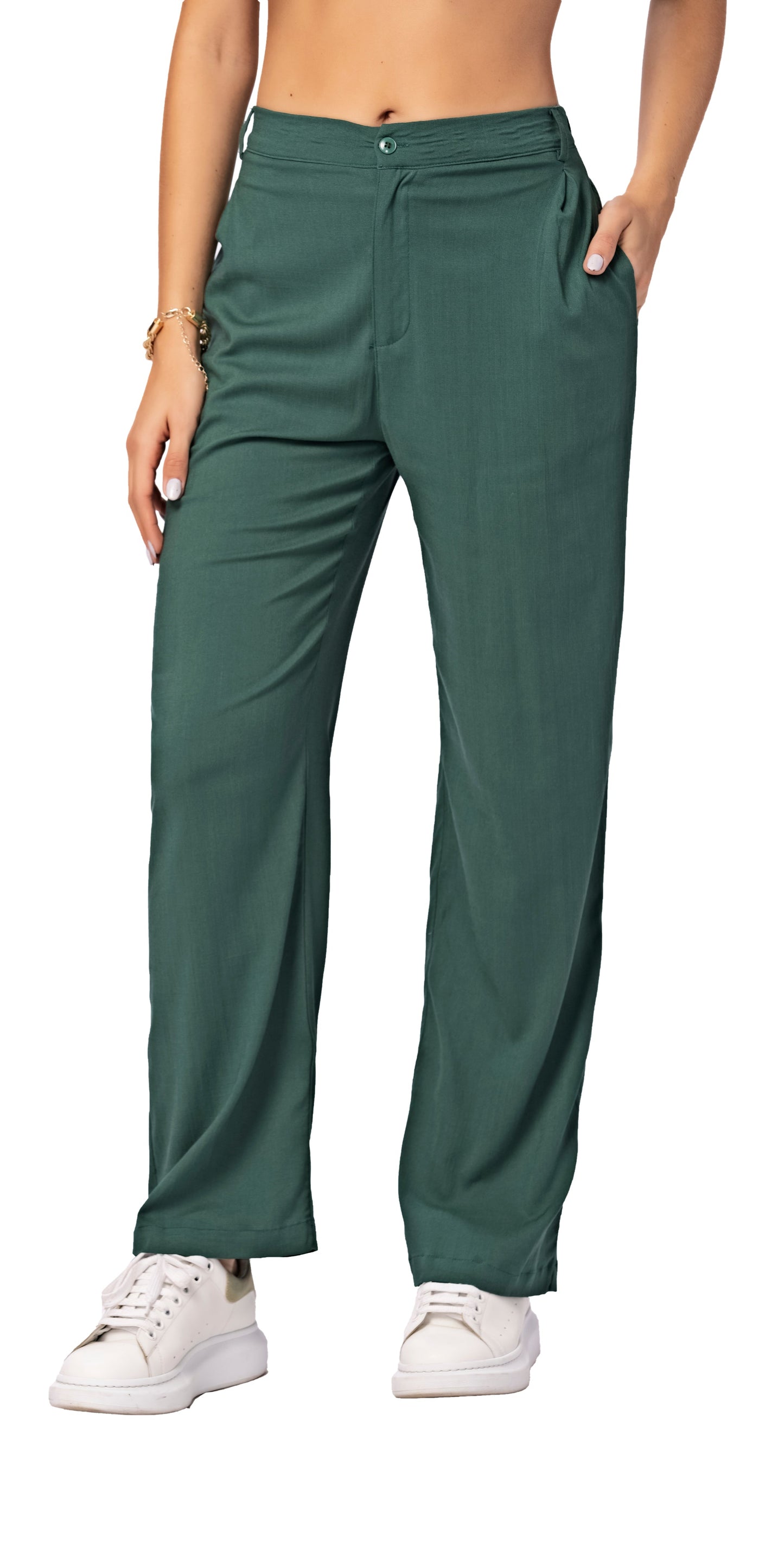 PANTALON PARA MUJER EN RAYON VISCOSA ref. 8772