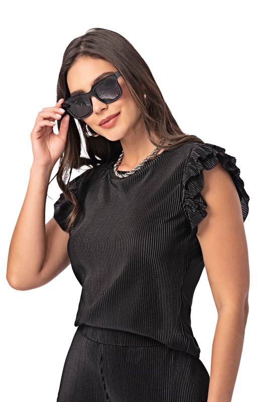 CONJUNTO EN POLIESTER NEGRO ref.8220-8189