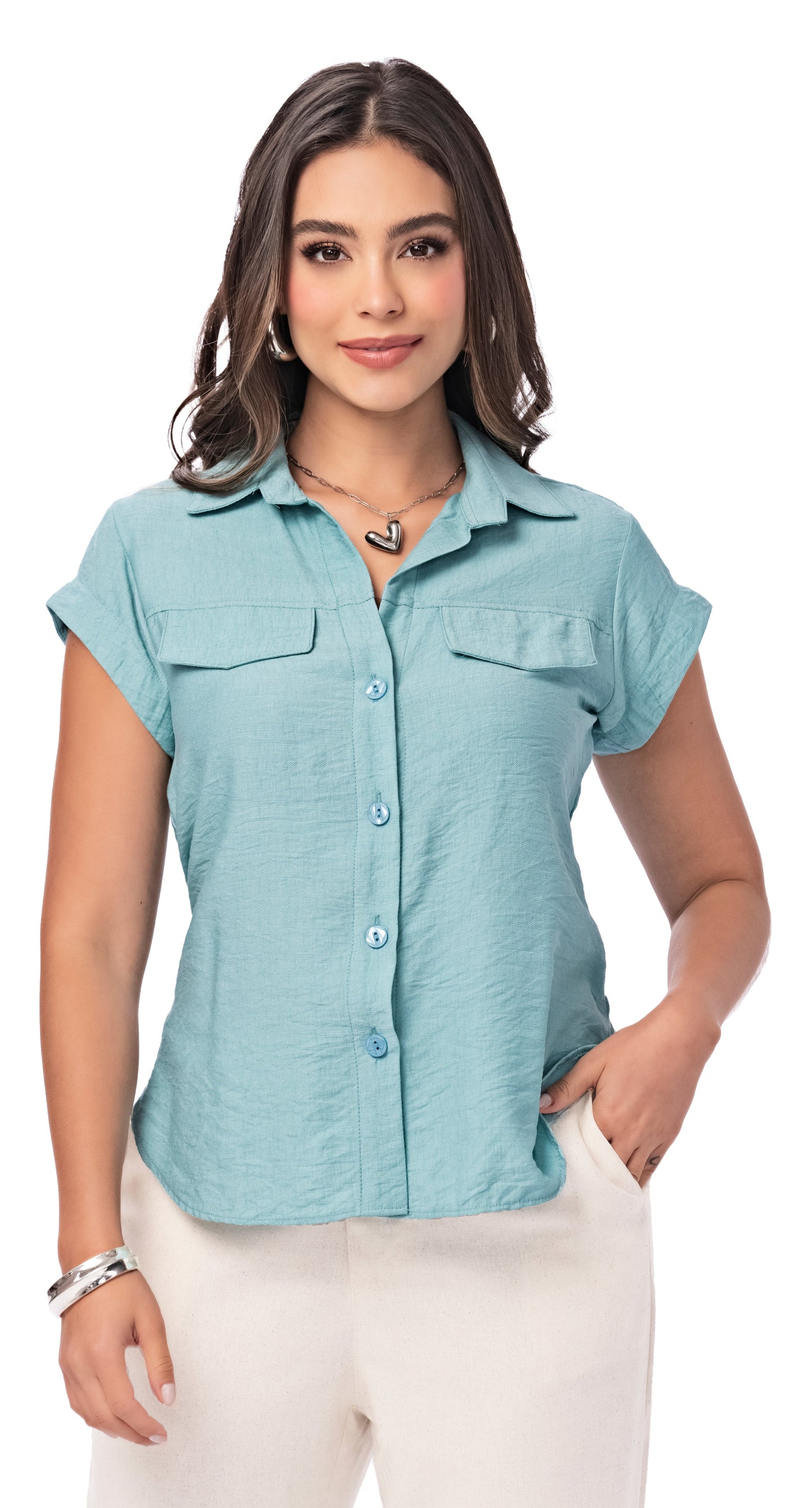 BLUSA PARA MUJER EN RAYON NYLON ref. 8785