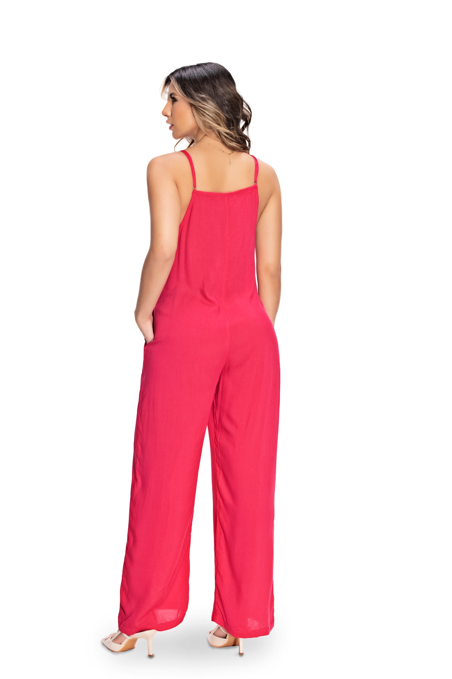 ENTERIZO EN RAYON SALMON REF 8731