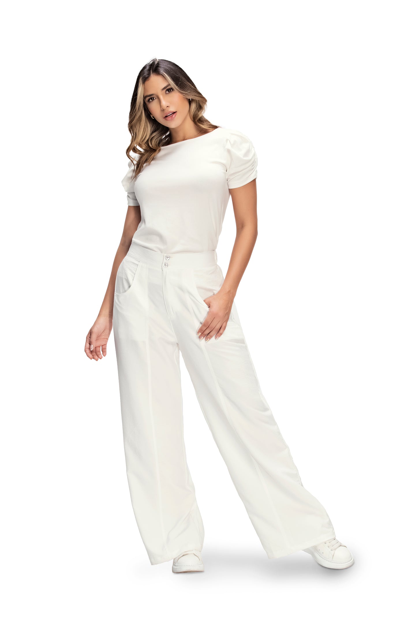 PANTALON EN RAYON REF 8591