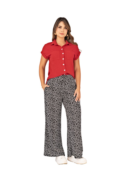 PANTALON EN RAYON VISCOSA ref 8666