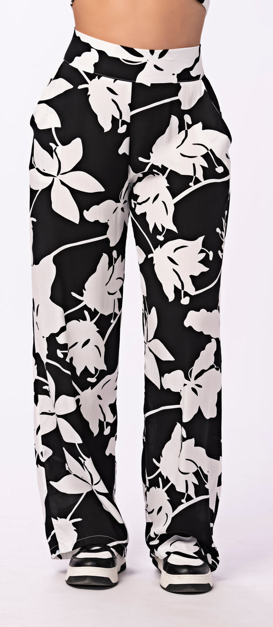 PANTALON PARA MUJER EN RAYON VISCOSA ref. 8798